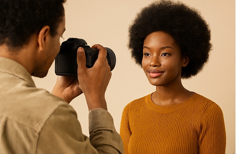 sesión de fotos profesional para creación de contenido visual y branding de marca